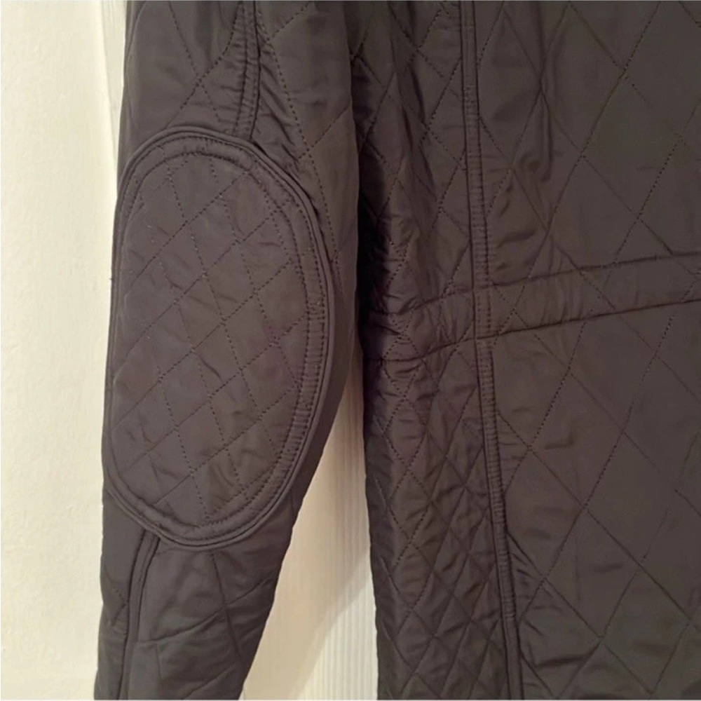 Barbour Black Quilted Arrow Parka Size 6 NWT - Picture 6 of 13